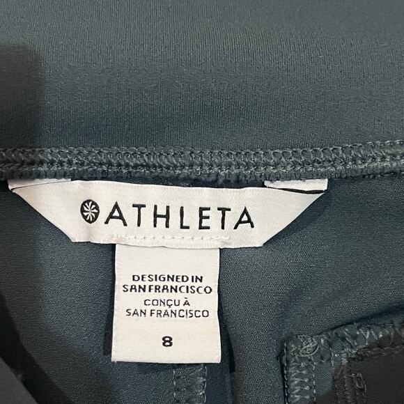 ATHLETA Endless High Rise Pant 8 | Eden (gray-ish teal) - Picture 7 of 9
